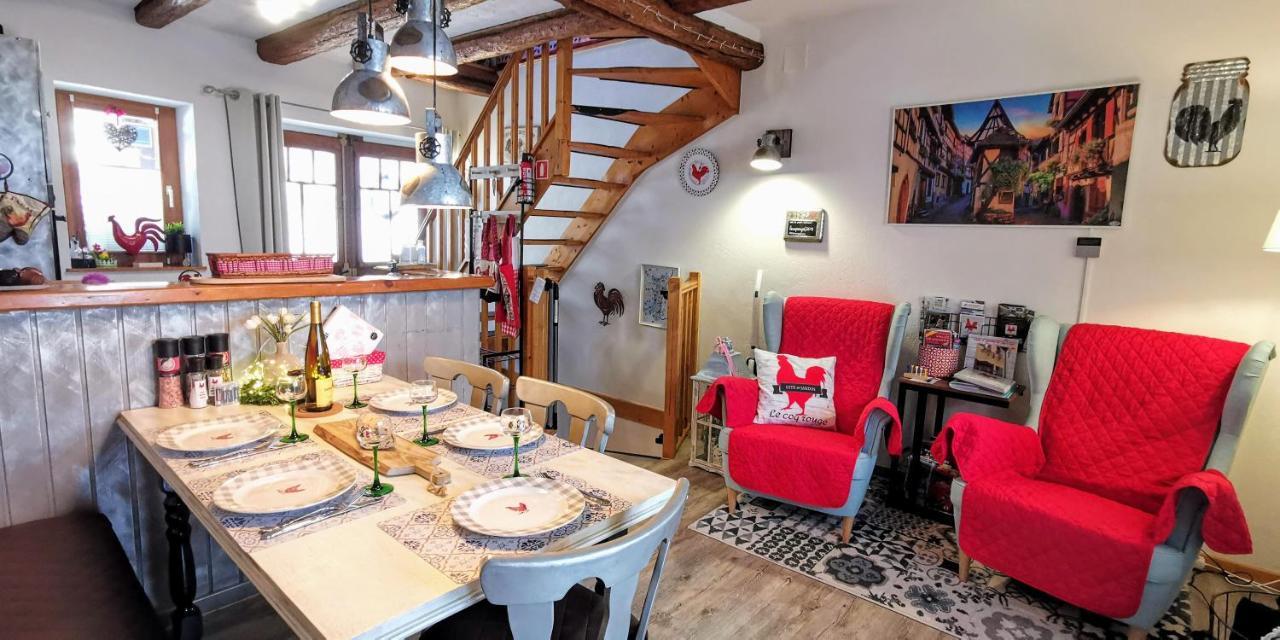 Gite Le Coq Rouge Eguisheim Extérieur photo